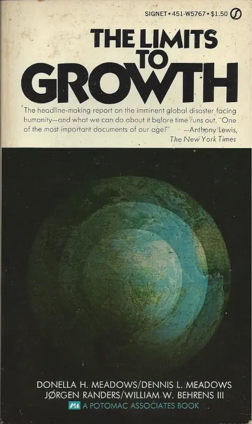Portada de la edición original de the limits to growth